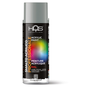 HQS 400HQS9007 SPRAY RAL 9007 , ΓΚΡΙ ΑΛΟΥΜΙΝΙΟΥ - 400ML