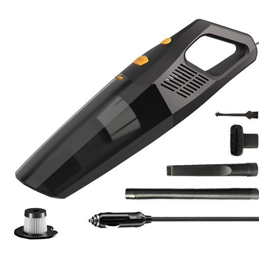 Σκουπάκι Αυτοκινήτου Στερεών 120W με Καλώδιο Αναπτήρα 12V Carsun C1398-1