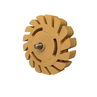 REP6 ΔΙΣΚΟΣ ΓΟΜΑ ΚΑΘΑΡΙΣΜΟΥ ΚΟΛΛΑΣ & ΥΠΟΛΕΙΜΜΑΤΩΝ ΜΕ ΠΤΕΡΥΓΙΑ Φ100MM x 20MM, 5/16 & ΑΞΟΝΑ 6MM