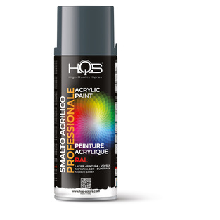 HQS 400HQS7011 SPRAY RAL 7011 , ΓΚΡΙ ΣΙΔΗΡΟΥ - 400 ML