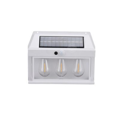 Ηλιακό φωτιστικό LED με 3 λάμπες SN23521-84A Μαύρο χρώμα