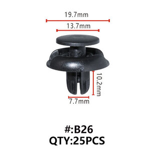 Maestro B26 ΚΛΙΠΣ ΠΛΑΣΤΙΚΑ ΚΟΥΜΠΩΜΑΤΑ ΓΙΑ ΑΜΑΞΩΜΑ (RETAINERS)