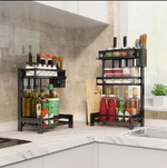 Ραφιέρα Οργάνωσης Κουζίνας για Μπαχαρικά με 2 Ράφια