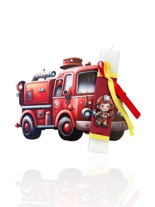 Λαμπάδα κόκκινο πυροσβεστικό