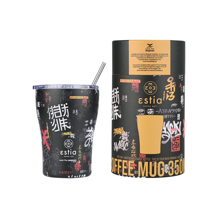 ΘΕΡΜΟΣ COFFEE MUG SAVE THE AEGEAN 350ml TOKYO UNDERGROUND