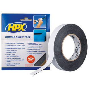 HPX DA1225 ΤΑΙΝΙΑ ΔΙΠΛΗΣ ΟΨΗΣ 12MM X 25 MT (ΑΝΘΡΑΚΙ)