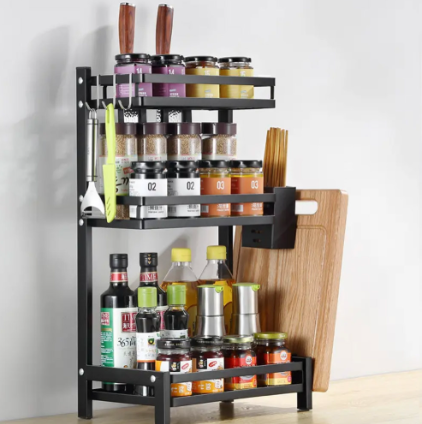 Ραφιέρα Οργάνωσης Κουζίνας για Μπαχαρικά με 3 Ράφια