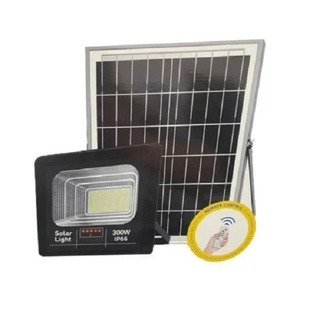 Ηλιακός Προβολέας LED 300W IP66 με πάνελ, Τηλεχειρισμό και Χρονοδιακόπτη JT-910091-YY300W