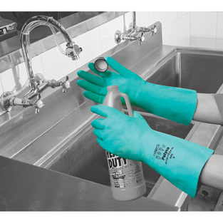 926 ΓΑΝΤΙΑ ΝΙΤΡΙΛΙΟΥ NITRITECH-III ΔΥΝΑΤΩΝ ΧΗΜΙΚΩΝ LARGE (30CM ΜΕ ΜΑΝΣΕΤΑ) , ΠΡΑΣΙΝΟ, LARGE