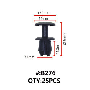 Maestro B276 ΚΛΙΠΣ ΠΛΑΣΤΙΚΑ ΚΟΥΜΠΩΜΑΤΑ ΓΙΑ ΑΜΑΞΩΜΑ (RETAINERS)