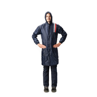 PELATEC SCB8005 POLYTEC COAT ΤΖΑΚΕΤ ΠΡΟΣΤΑΣΙΑΣ ΒΑΦΗΣ ΜΕ ΚΟΥΚΟΥΛΑ, ΜΑΚΡΥ, ΕΠΑΝ/ΜΕΝΟ - XXL (ΜΠΛΕ)
