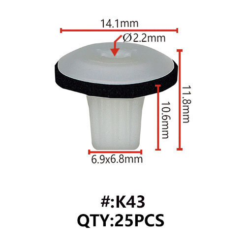 Maestro K43 ΚΛΙΠΣ ΠΛΑΣΤΙΚΑ ΠΑΞΙΜΑΔΙΑ ΓΙΑ ΒΙΔΕΣ