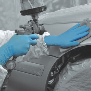 GD19/XL ΓΑΝΤΙΑ ΝΙΤΡΙΛΙΟΥ SHIELD 2 PF, ΜΠΛΕ (X-LARGE), X-LARGE