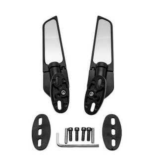 Σετ μεταλικοί περιστρεφόμενοι καθρέφτες οπισθοπορείας μοτοσικλέτας JN-2853-105