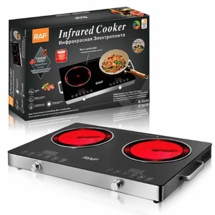 Ηλεκτρική Φορητή Διπλή Κεραμική Εστία 7000W RAF R.8050