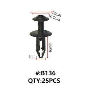 Maestro B136 ΚΛΙΠΣ ΠΛΑΣΤΙΚΑ ΚΟΥΜΠΩΜΑΤΑ ΓΙΑ ΑΜΑΞΩΜΑ (RETAINERS)