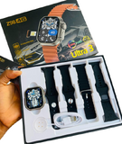 Σετ Smartwatch με 4 λουράκια –και κάρτα SIM ZY-2406 Πορτοκαλί/Ροζ/Μαύρο
