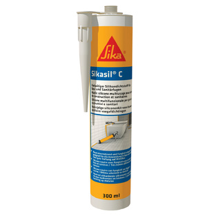 SIKA 73985 SIKASIL®-C , ΣΦΡΑΓΙΣΤΙΚΗ ΣΙΛΙΚΟΝΗ ΟΥΔΕΤΕΡΗΣ ΩΡΙΜΑΝΣΗΣ, 300ML (ΛΕΥΚΟ)