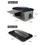 Σκηνή Οροφής Αυτοκινήτου 2 Ατόμων 215x130cm με στρώμα αφρού μνήμης CXZ002
