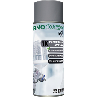 FinoChem 945741 SPRAY ΓΕΜΙΣΤΙΚΟ & ΑΣΤΑΡΙ 1Κ, S1 ΛΕΥΚΟ - 500ML