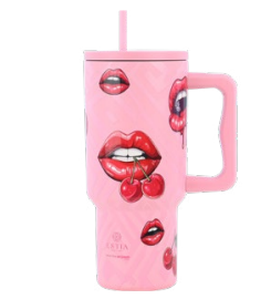 ΘΕΡΜΟΣ STRAW TUMBLER XL SAVE THE AEGEAN 900ml BLUSH POP