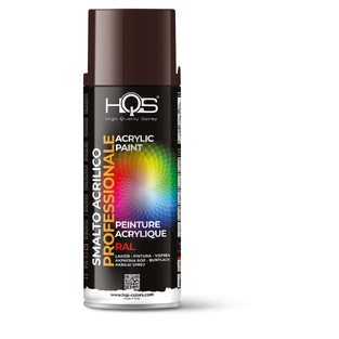 HQS 400HQS8017 SPRAY RAL 8017 , ΣΟΚΟΛΑΤΙ - 400 ML