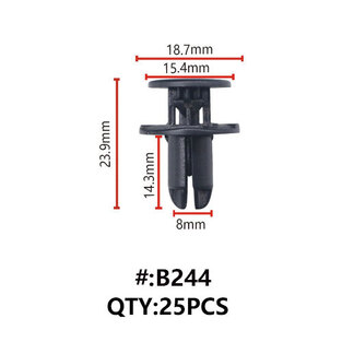 Maestro B244 ΚΛΙΠΣ ΠΛΑΣΤΙΚΑ ΚΟΥΜΠΩΜΑΤΑ ΓΙΑ ΑΜΑΞΩΜΑ (RETAINERS)