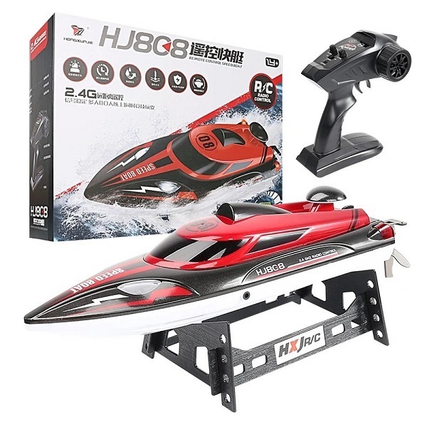 Τηλεκατευθυνόμενο Σκάφος 25km/h 2.4G – RC HJ808 Κόκκινο