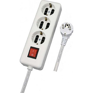 33411 ΤΡΙΠΡΙΖΟ ΕΥΘΥ ΜΕ ΚΑΛΩΔΙΟ ΚΑΙ ΔΙΑΚΟΠΤΗ , 3Χ1.0MM 1.5Μ