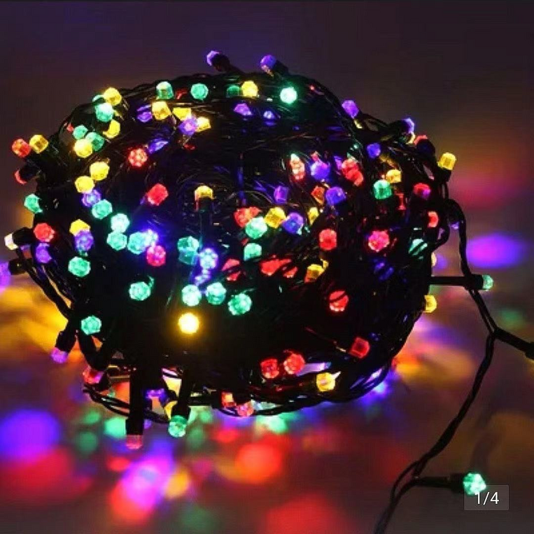 Χριστουγεννιάτικα Λαμπάκια 300 LED RGB μήκους 30 μέτρων