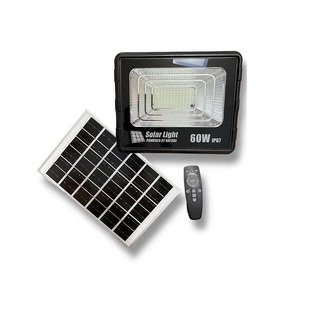 Ηλιακός Προβολέας LED 60W IP67 με πάνελ, Τηλεχειρισμό & Χρονοδιακόπτη GD-60H