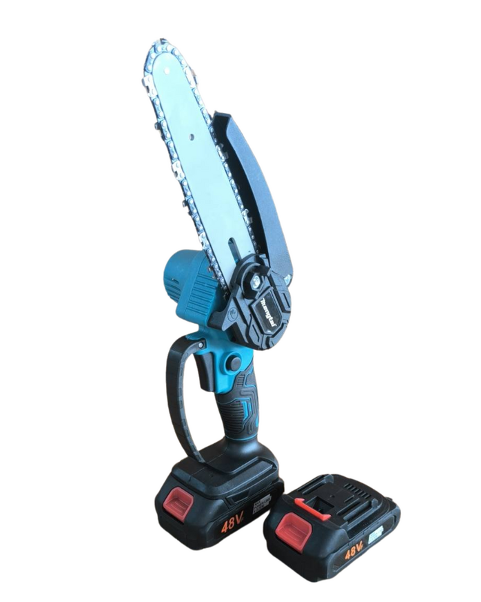 Αλυσοπρίονο Χειρός 6'' με 2 Μπαταρίες και βαλιτσάκι μεταφοράς15376-108