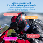 Ακουστικά Bluetooth για κράνος μοτοσικλέτας με γκράφιτι K15 BT6.0, μπαταρία 40 ωρών, IP65 XDK15