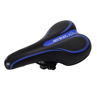 Αδιάβροχη Σέλα Ποδηλάτου 250mm x 140mm SF006 Μαύρη με μπλε ή κόκκινες λεπτομέριες