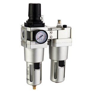 AERO 1500-FRL-1 ΦΙΛΤΡΟΡΥΘΜΙΣΤΗΣ & ΕΛΑΙΩΤΗΡΑΣ 4000L/min,10BAR,40μ,130/190mL,338mm (ΜΑΥΡΟ)