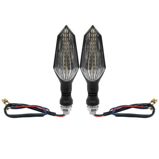 Φλάς μηχανής LED 12 SMD Πορτοκαλί 12V IP65 0050 2 τμχ