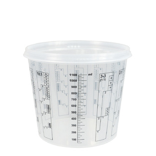 FinoPack FP-1560-LID ΚΑΠΑΚΙ ΓΙΑ ΔΙΑΦΑΝΕΣ ΔΟΧΕΙΟ ΧΡΩΜΑΤΩΝ ΜΕ ΔΙΑΓΡΑΜΜΙΣΗ ΑΝΑΜΙΞΗΣ 109022 (1560ML)