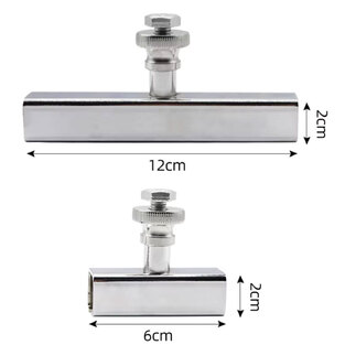 HBAR-0612 ΣΕΤ ΜΕΤΑΛΛΙΚΑ ΤΡΑΒΗΧΤΙΚΑ ΜΠΑΡΕΣ UNIVERSAL, 6CM, 12CM