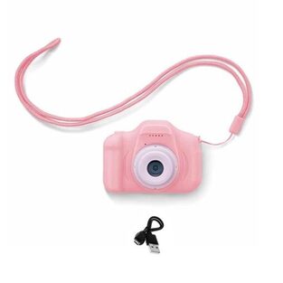 Compact Παιδική Φωτογραφική Μηχανή 10MP με Οθόνη 2″ και Παιχνίδια HL 18668-98 Ροζ