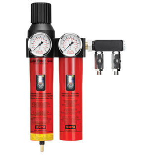 92296 SATA FILTER 444 -  ΦΙΛΤΡΟ ΑΕΡΟΣ 2 ΣΤΑΔΙΩΝ ΜΕ ΔΥΟ ΕΞΟΔΟΥΣ ΑΡΣ. (1/4)