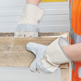 MHG-105 ΓΑΝΤΙΑ ΔΕΡΜΑΤΙΝΑ ΔΙΠΛΗΣ ΕΠΕΝΔΥΣΗΣ (ΠΡΑΣΙΝΟ-ΓΚΡΙ) XL