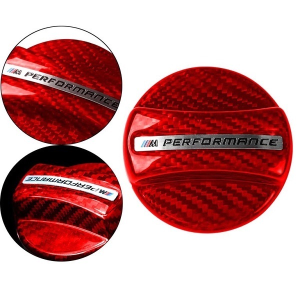 Κάλυμμα καπακιού ρεζερβουάρ καυσίμου από ανθρακονήματα 6,8εκ. MPERFORMANCE W17900-1 Κόκκινο