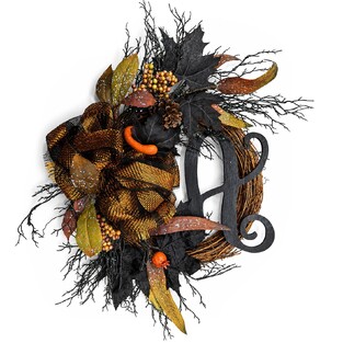 Στεφάνι Halloween με Διακόσμηση 45x ø30cm