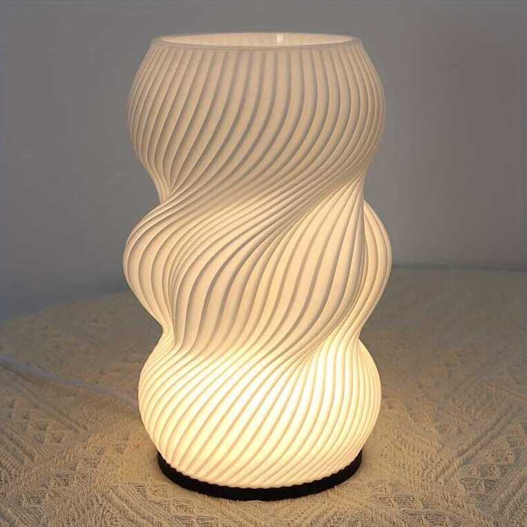 Φωτιστικό LED – Βάζο με ρύθμιση φωτεινότητας και 3 είδη φωτισμού 3D εκτύπωσης 16961-2501