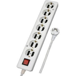 37412 ΕΠΤΑΠΡΙΖΟ ΕΥΘΥ ΜΕ ΚΑΛΩΔΙΟ ΚΑΙ ΔΙΑΚΟΠΤΗ , 3Χ1MM 1.8Μ