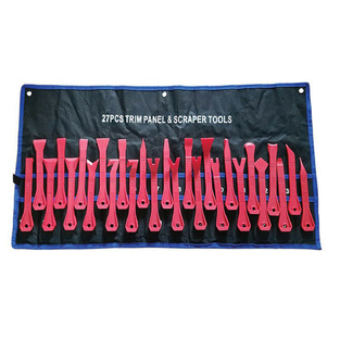 SCR-27 ΣΕΤ ΠΛΑΣΤΙΚΑ ΕΡΓΑΛΕΙΑ ΑΦΑΙΡΕΣΗΣ ΕΞΑΡΤΗΜΑΤΩΝ & ΚΛΙΠΣ, 27 ΤΕΜ  (ΥΦΑΣΜΑΤΙΝΟ ΡΟΛΟ ΜΕ ΘΕΣΕΙΣ)