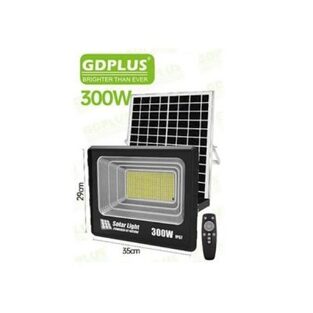 Ηλιακός Προβολέας LED 300W IP67 με πάνελ, Τηλεχειρισμό & Χρονοδιακόπτη GD-300H