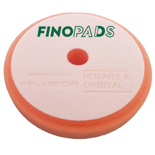 FinoPads FP-80OR ΣΦΟΥΓΓΑΡΙ ΓΥΑΛΙΣΜΑΤΟΣ "PRO" ΜΕΣΑΙΟ-ΣΚΛΗΡΟ 80/85mm, ΠΑΧΟΣ 25mm (ΠΟΡΤΟΚΑΛΙ)