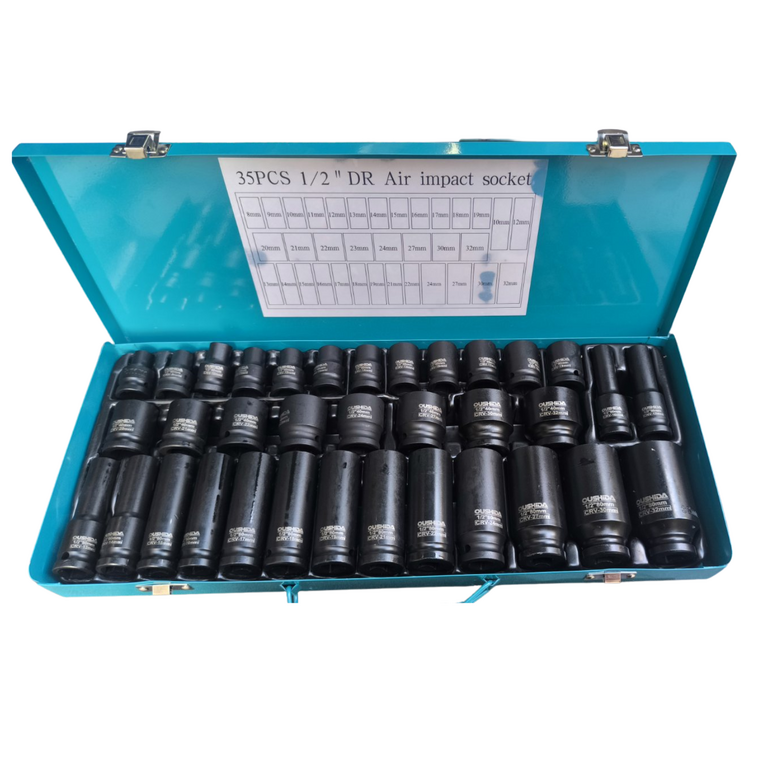 Σετ 35τμχ Καρυδάκια Αέρος 1/2"