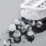 Παγοθήκη Ice Ball Maker 2 σε 1 φορητό μπουκάλι διαφανές